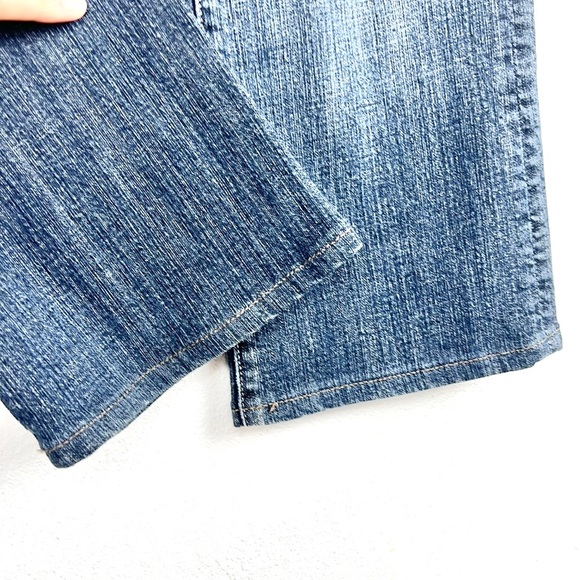 KUT FROM THE KLOTH | 👖Light Blue Faded Worn Bootcut Low-Rose Denim Jeans - Picture 7 of 10